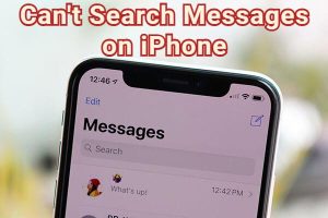 fixes for cant search old messages on iphone