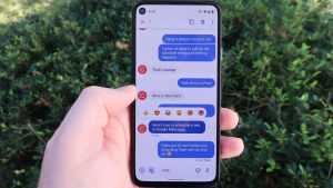 fixes for google messages reactions not working on android