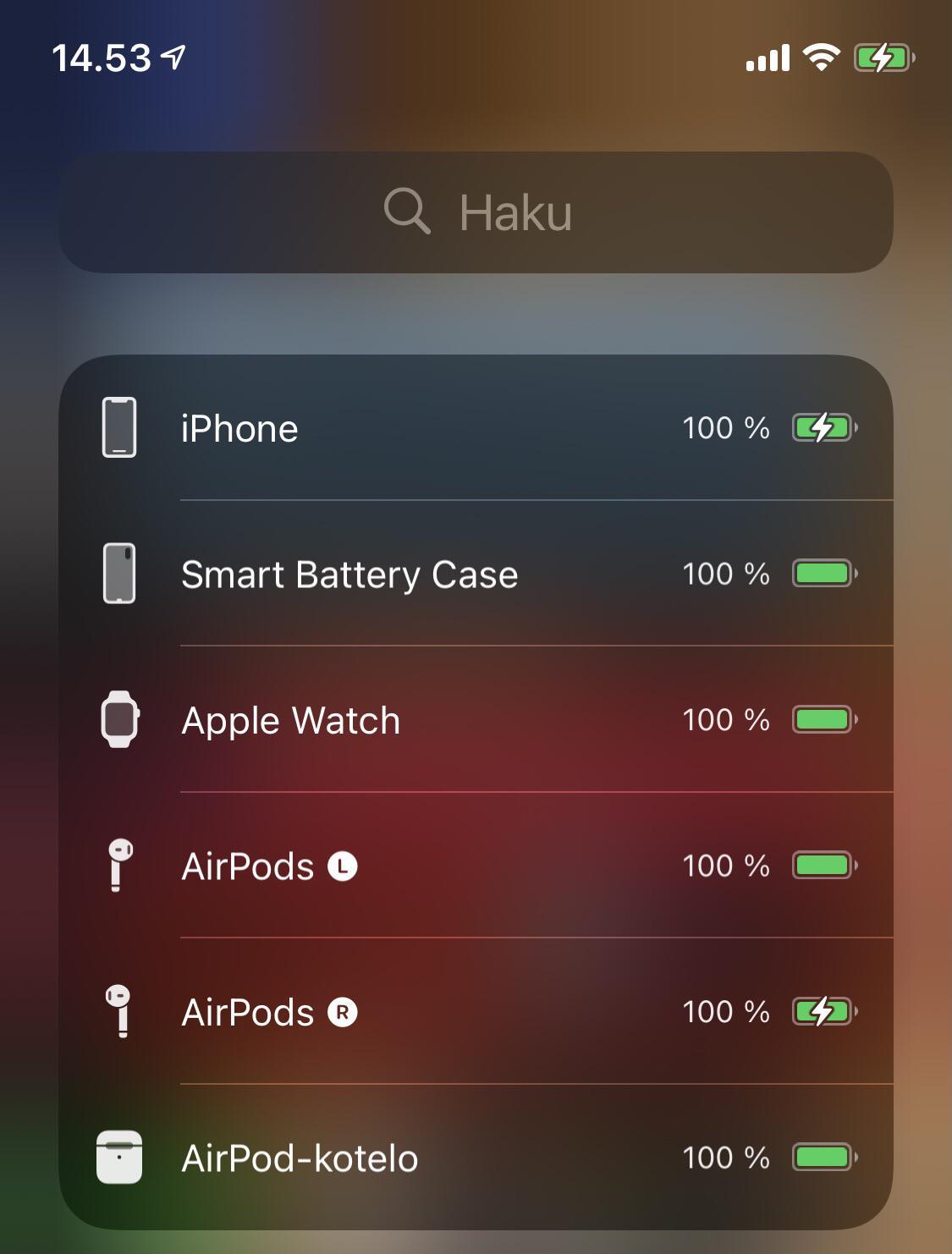 how to add apple watch battery widget to iphone lock and home screen