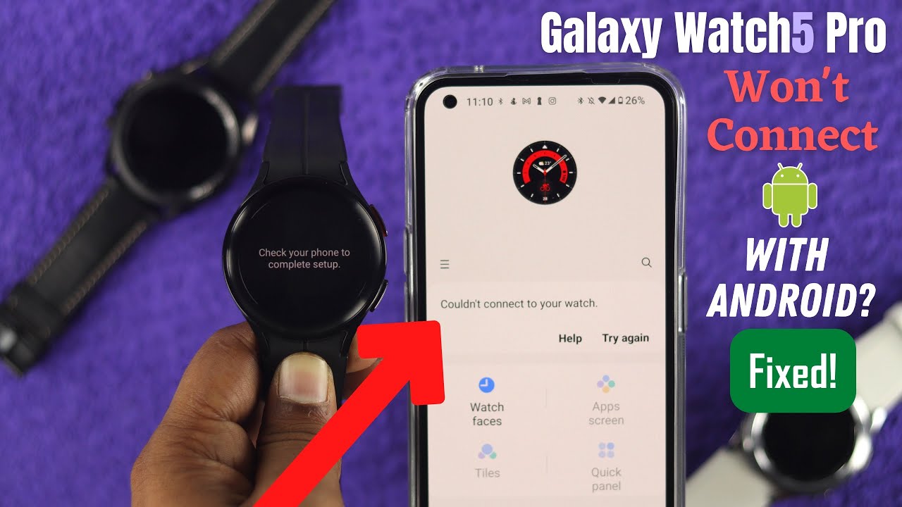 Fixes⁣ for Galaxy Watch Not Connecting to Samsung Galaxy Phones